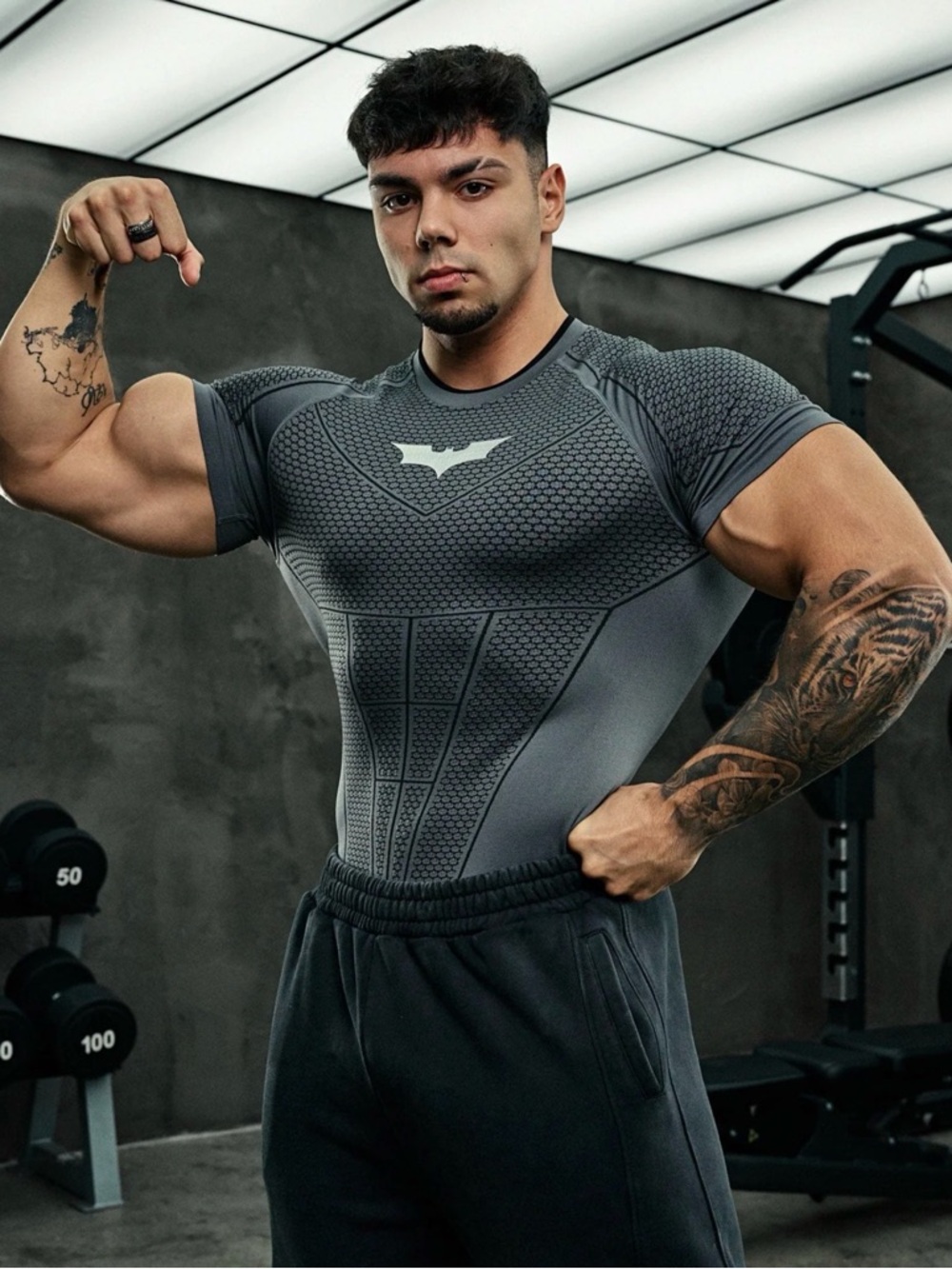 YoungLA Batman Compression Tee - XXL